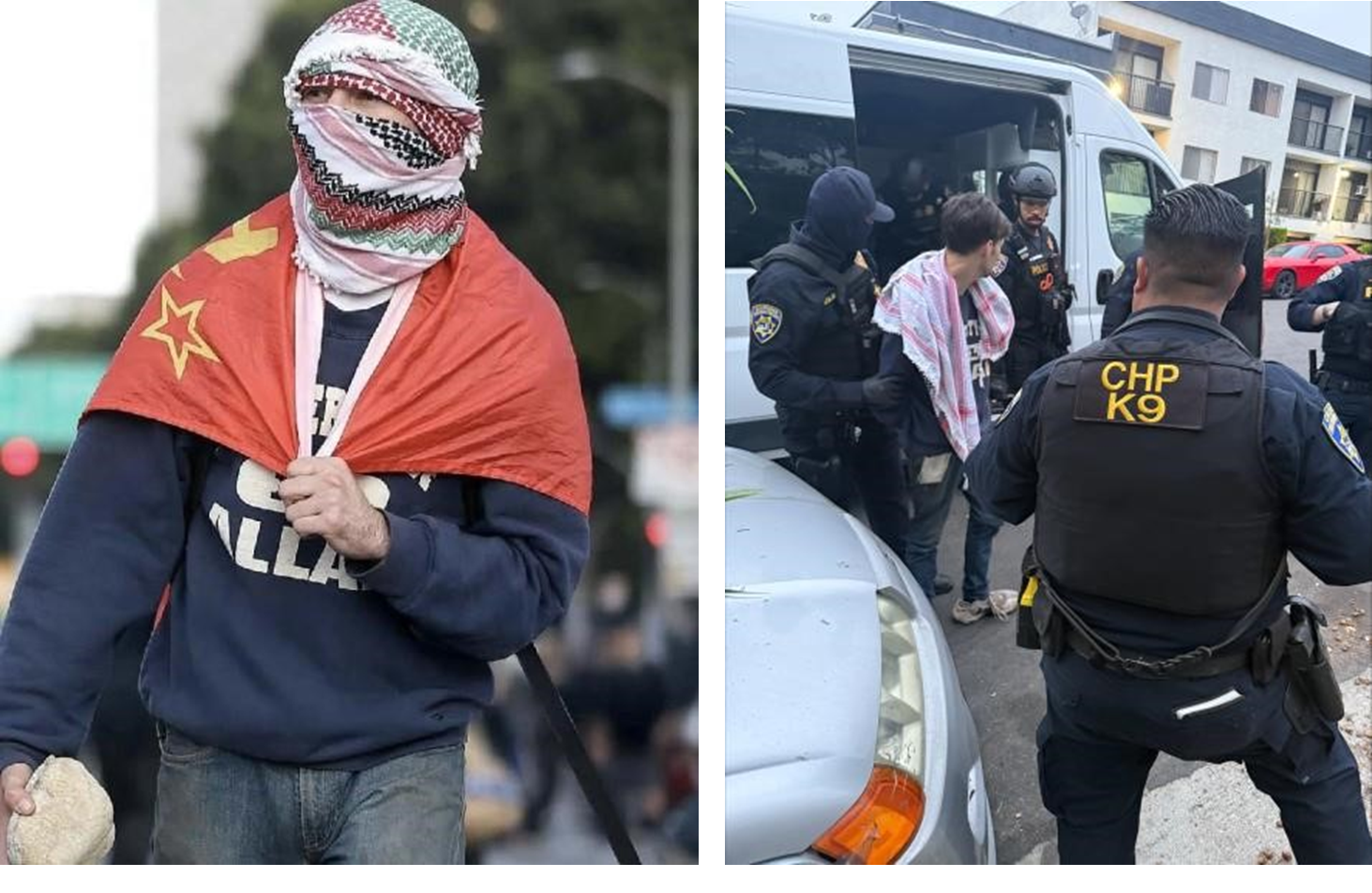 Arrest of Rioter